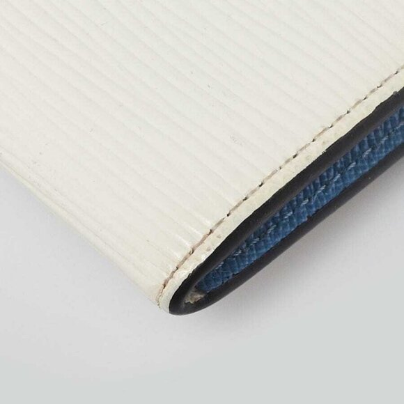 Louis Vuitton Blue/White Epi Leather Emilie NM Wallet - Picture 3 of 9